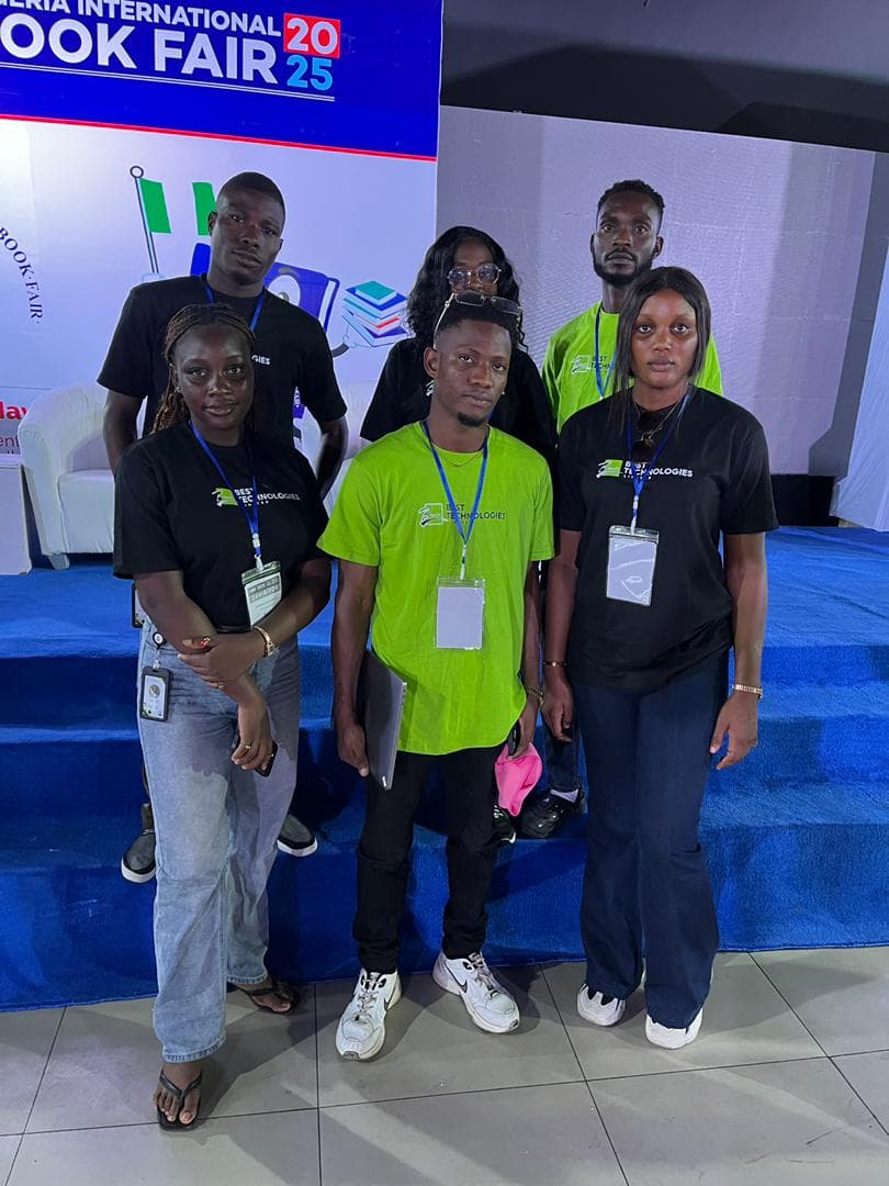 Our team at the Nigeria International Book Fair